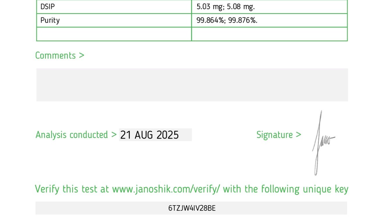 DSIP (Delta Sleep Inducing Peptide) - Image 2